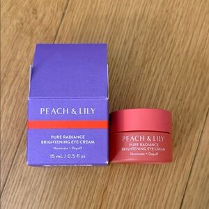 NEW Peach & Lily Pure Radiance Brightening Eye Cream 15 ml